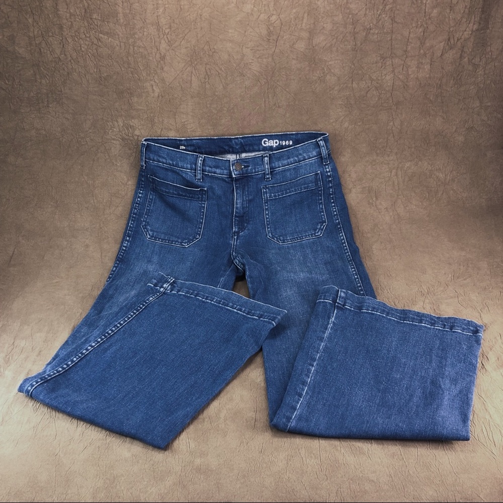 GAP High Rise Mariner Wide-Leg Jeans